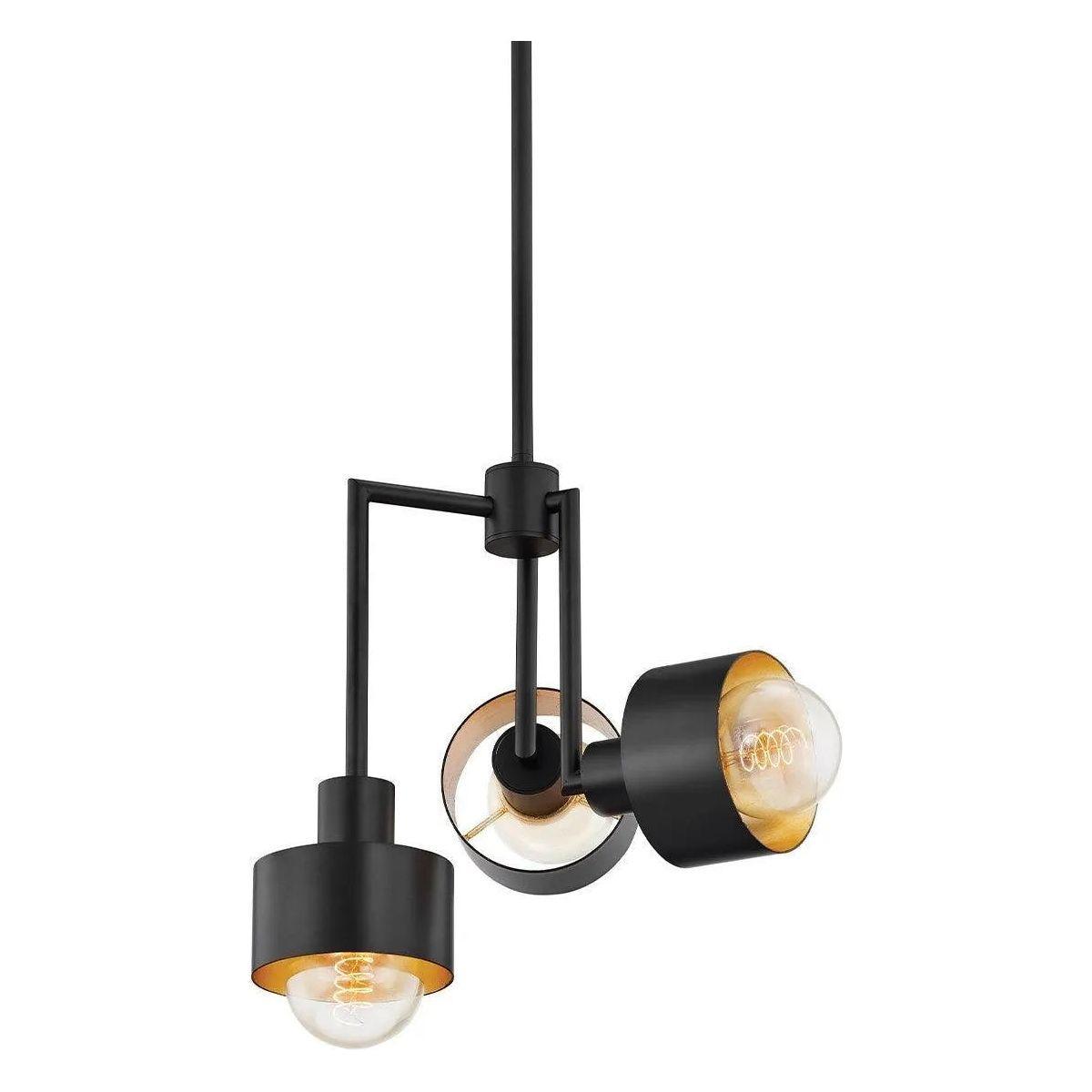 Troy Lighting - North Pendant - F8716-SBK/GL - Canada Light Shop