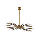 Troy Lighting - Obie Chandelier - F3036-PBR/BRZ - Canada Light Shop