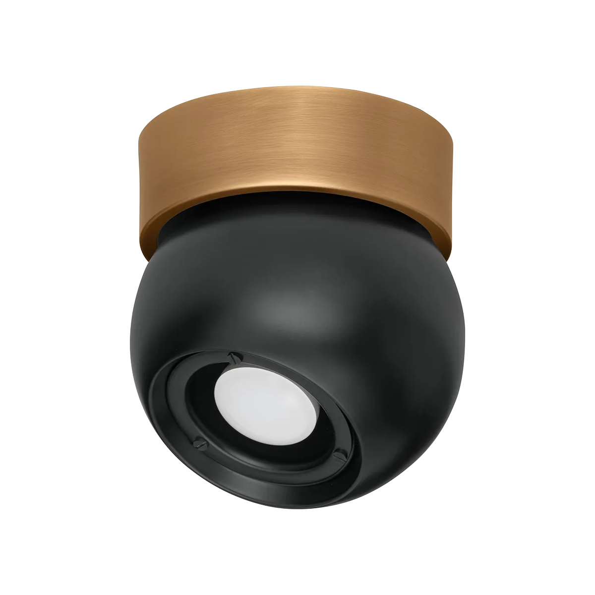 Troy Lighting - Odin Flush Mount - C1406-PBR/SBK - Canada Light Shop