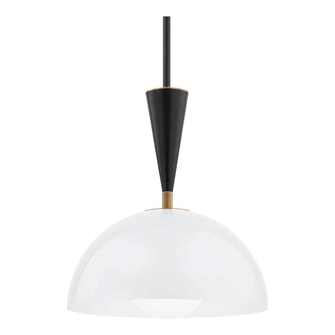 Troy Lighting - Payson Pendant - F1516-PBR/SBK - Canada Light Shop