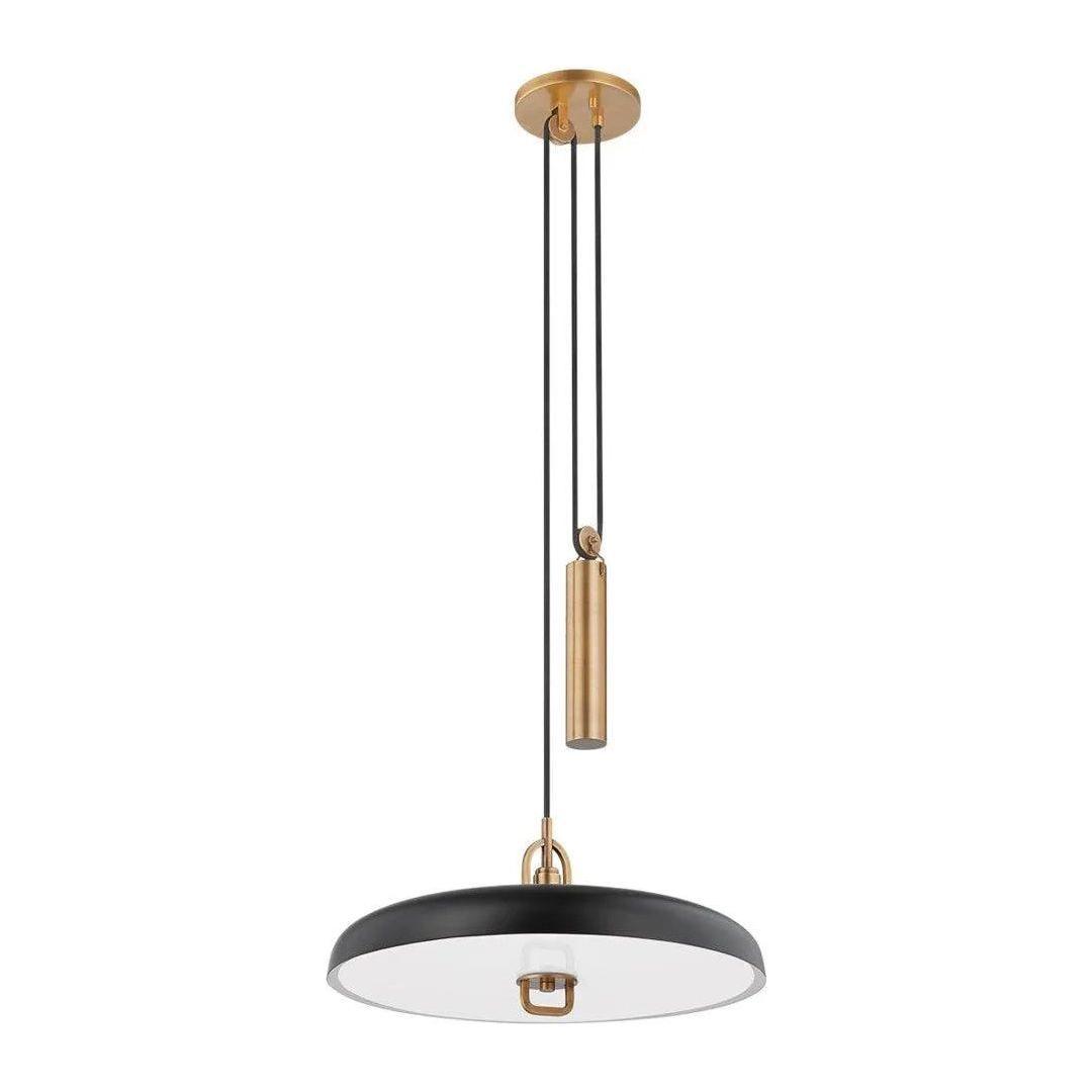 Troy Lighting - Plummet LED Pendant - F1618-PBR/SBK - Canada Light Shop
