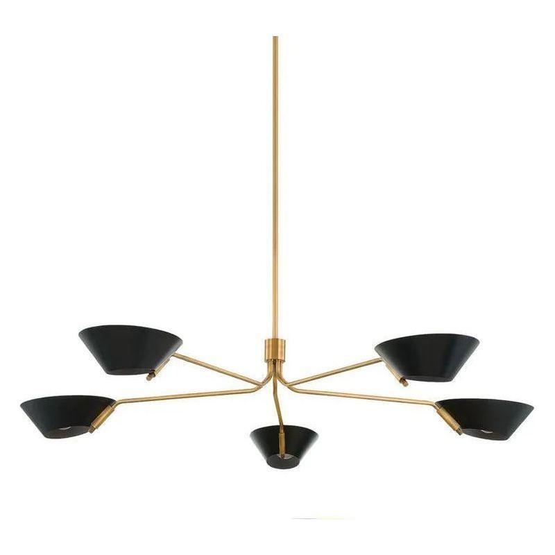 Troy Lighting - Sacramento Chandelier - F8163-PBR/SBK - Canada Light Shop
