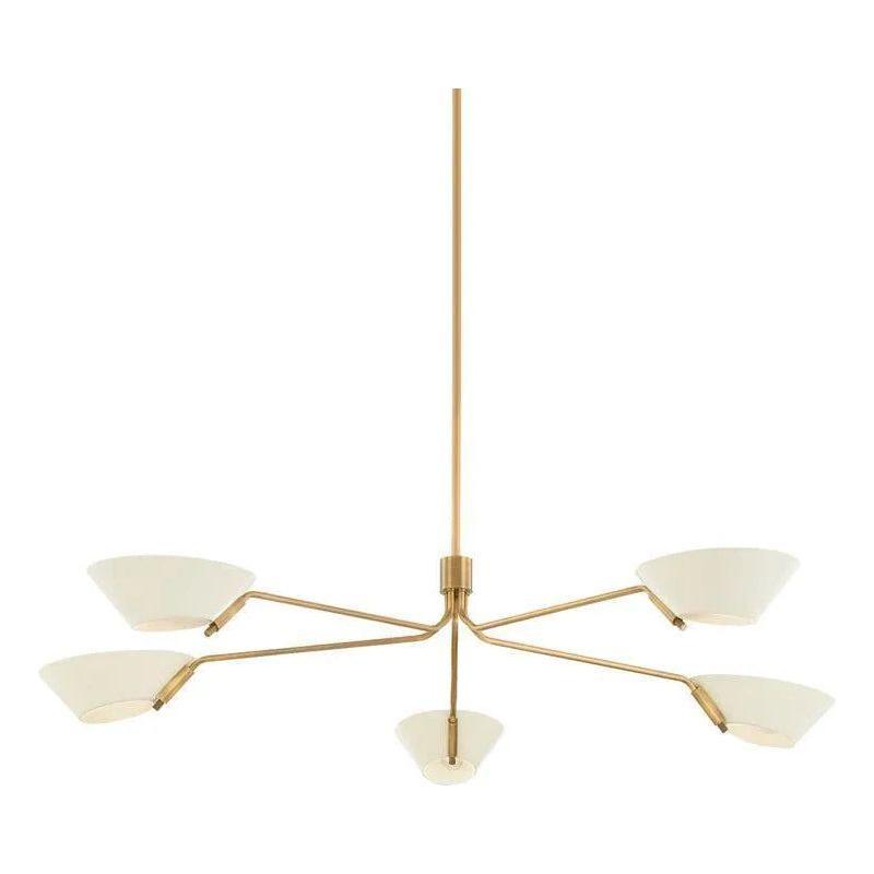 Troy Lighting - Sacramento Chandelier - F8163-PBR/SSD - Canada Light Shop