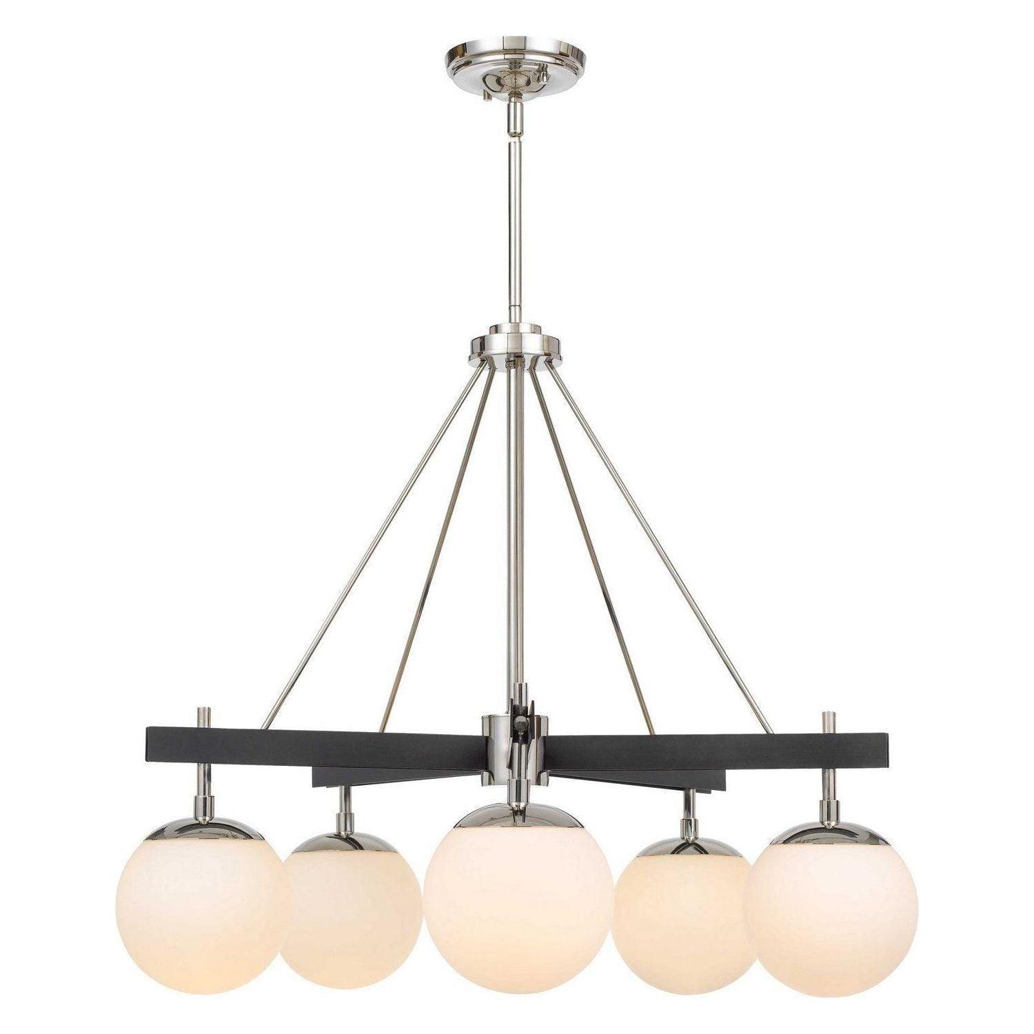 Varaluz - Allie Chandelier - 352C05BLPN - Canada Light Shop