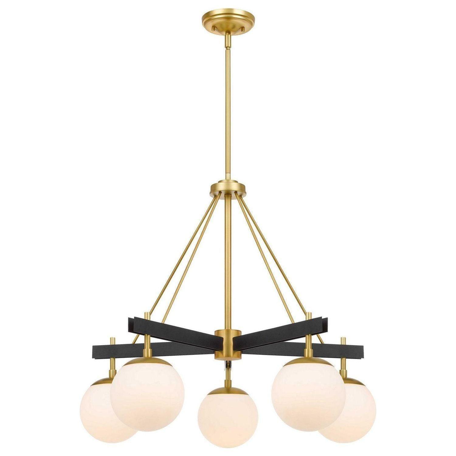 Varaluz - Allie Chandelier - 352C05BLSB - Canada Light Shop
