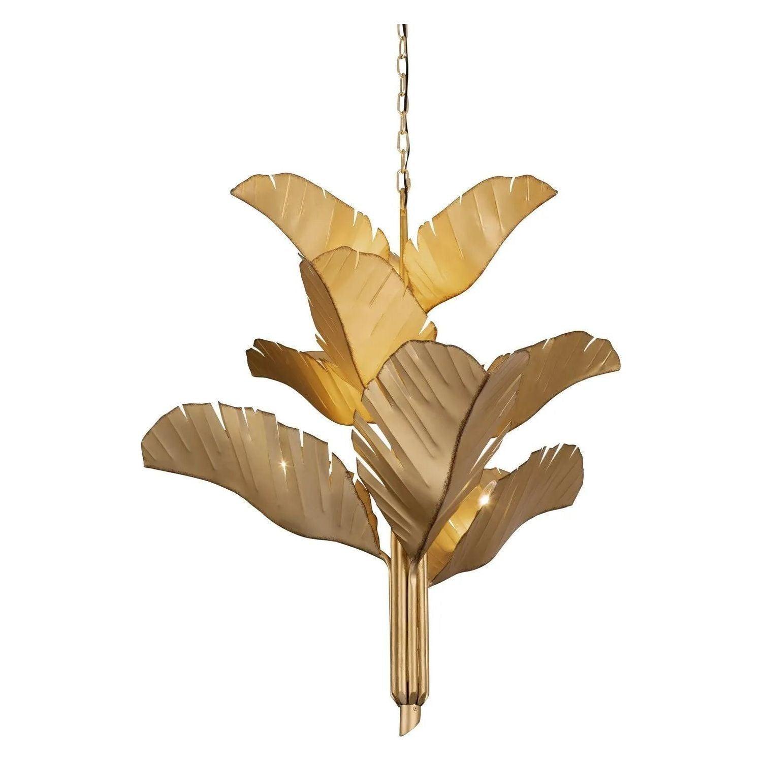 Varaluz - Banana Leaf Chandelier - 901C09GO - Canada Light Shop