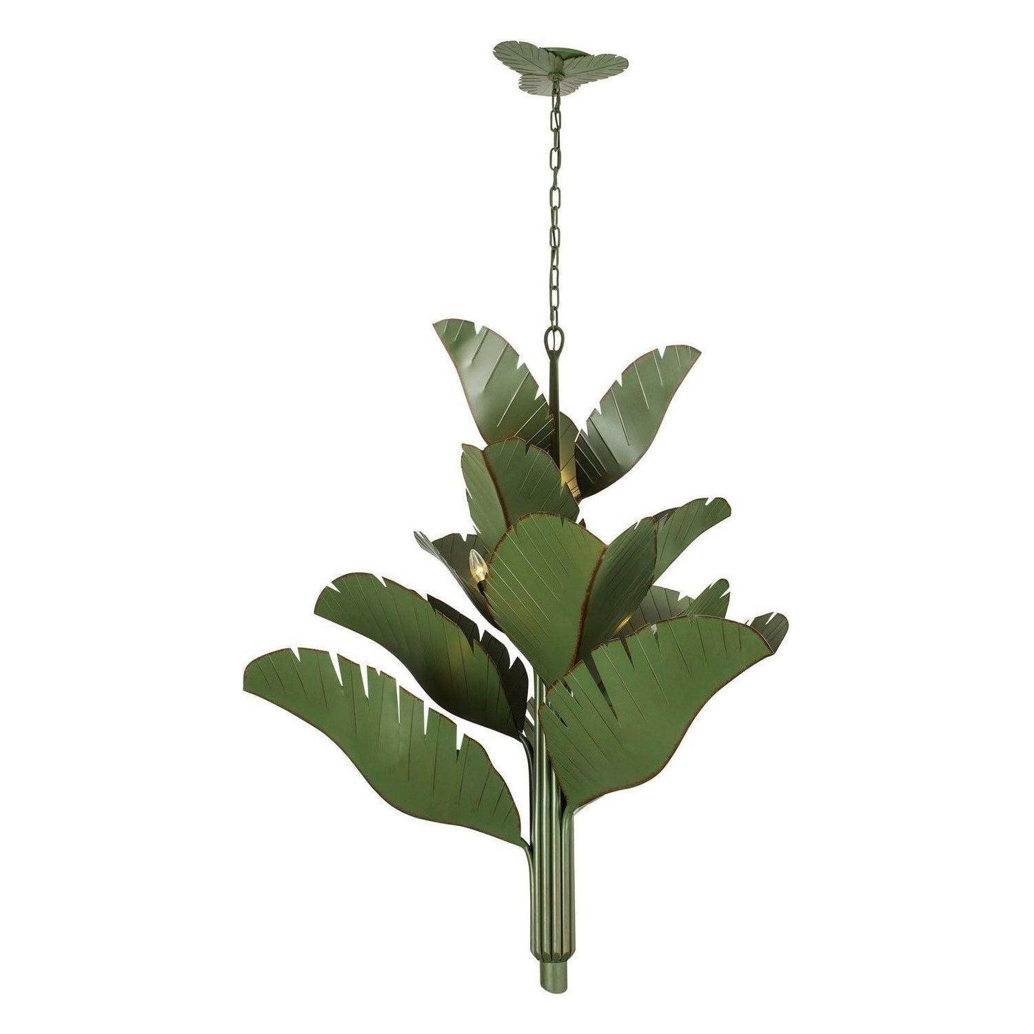 Varaluz - Banana Leaf Chandelier - 901C12 - Canada Light Shop
