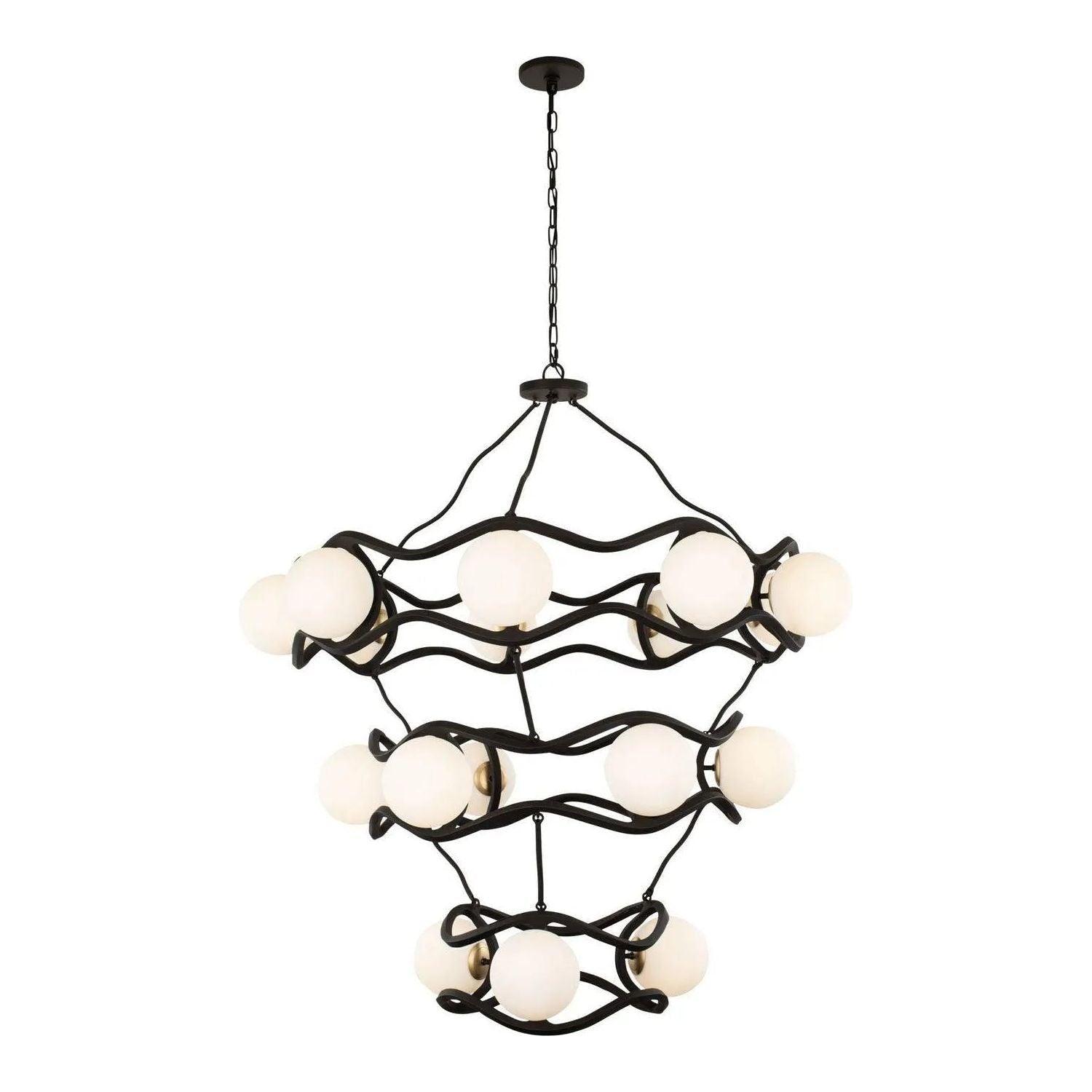 Varaluz - Black Betty Chandelier - 374C18CBFG - Canada Light Shop