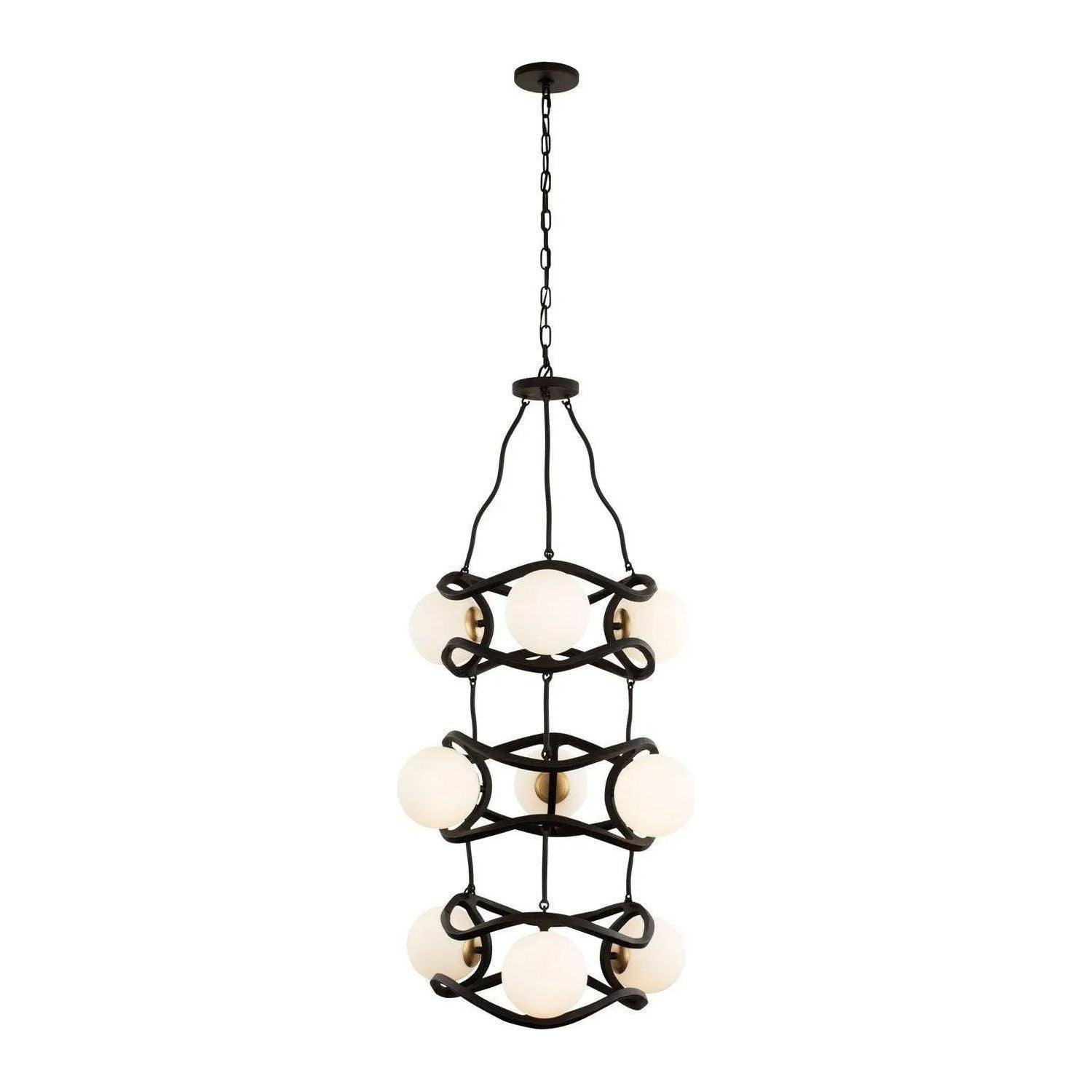 Varaluz - Black Betty Foyer Pendant - 374F09CBFG - Canada Light Shop
