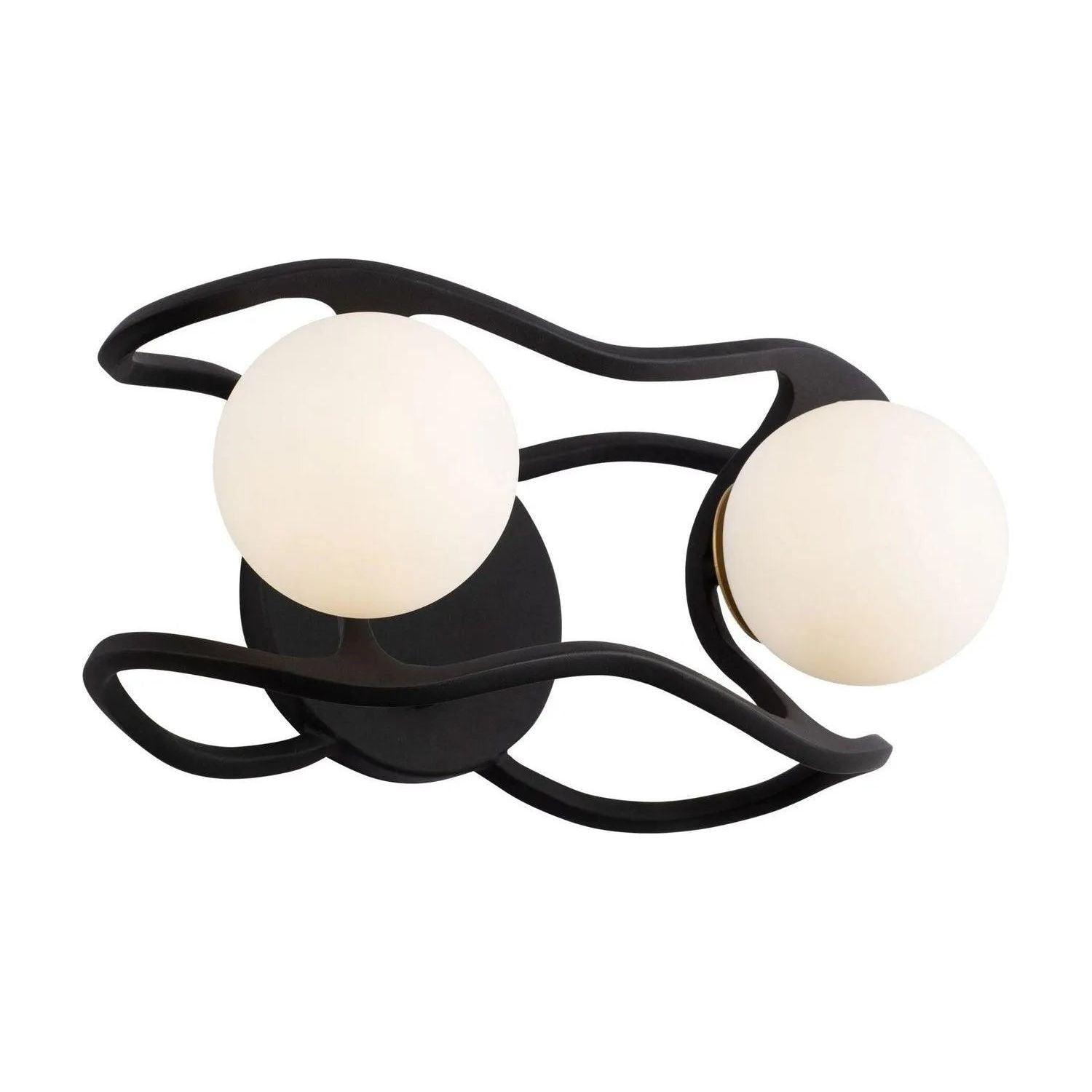 Varaluz - Black Betty LED Bath Vanity - 374B02CBFG - Canada Light Shop