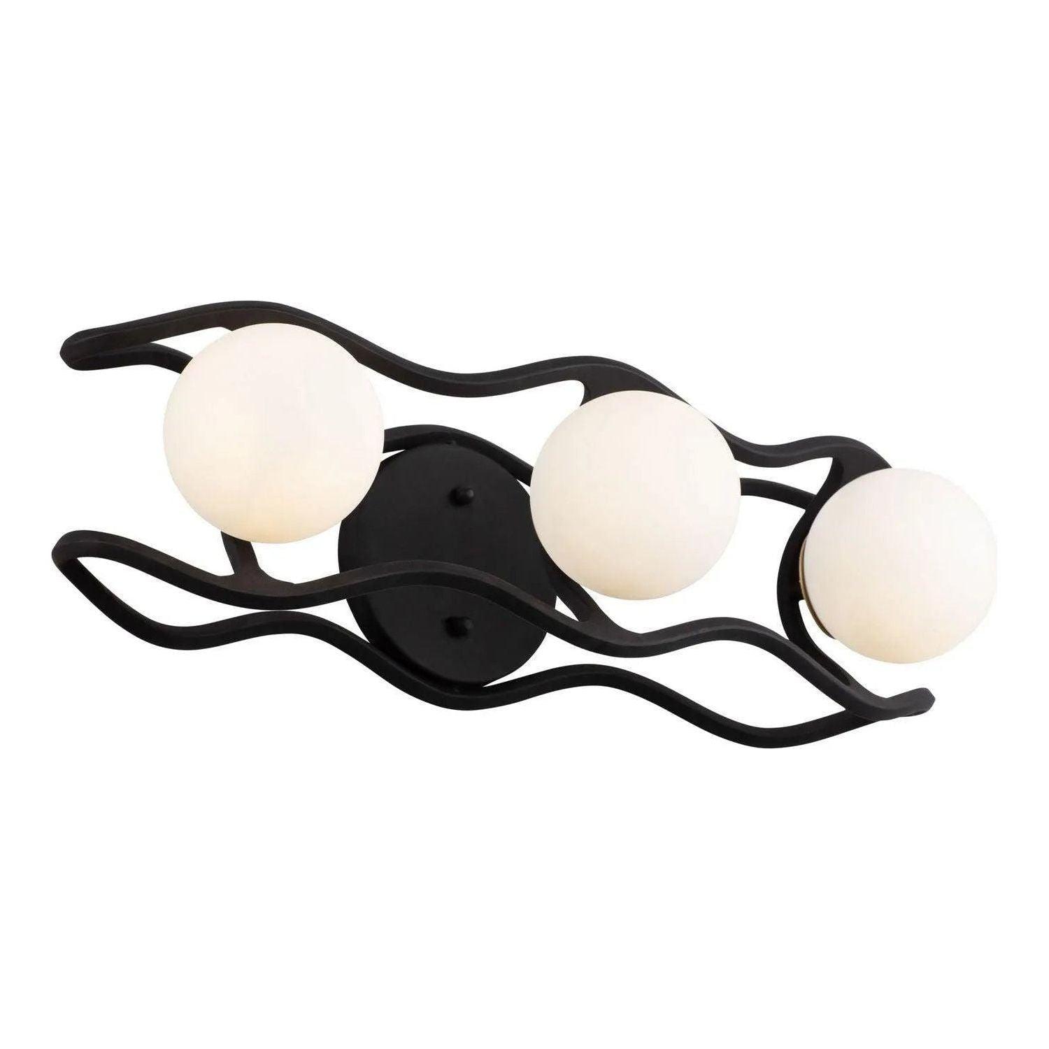 Varaluz - Black Betty LED Bath Vanity - 374B03CBFG - Canada Light Shop