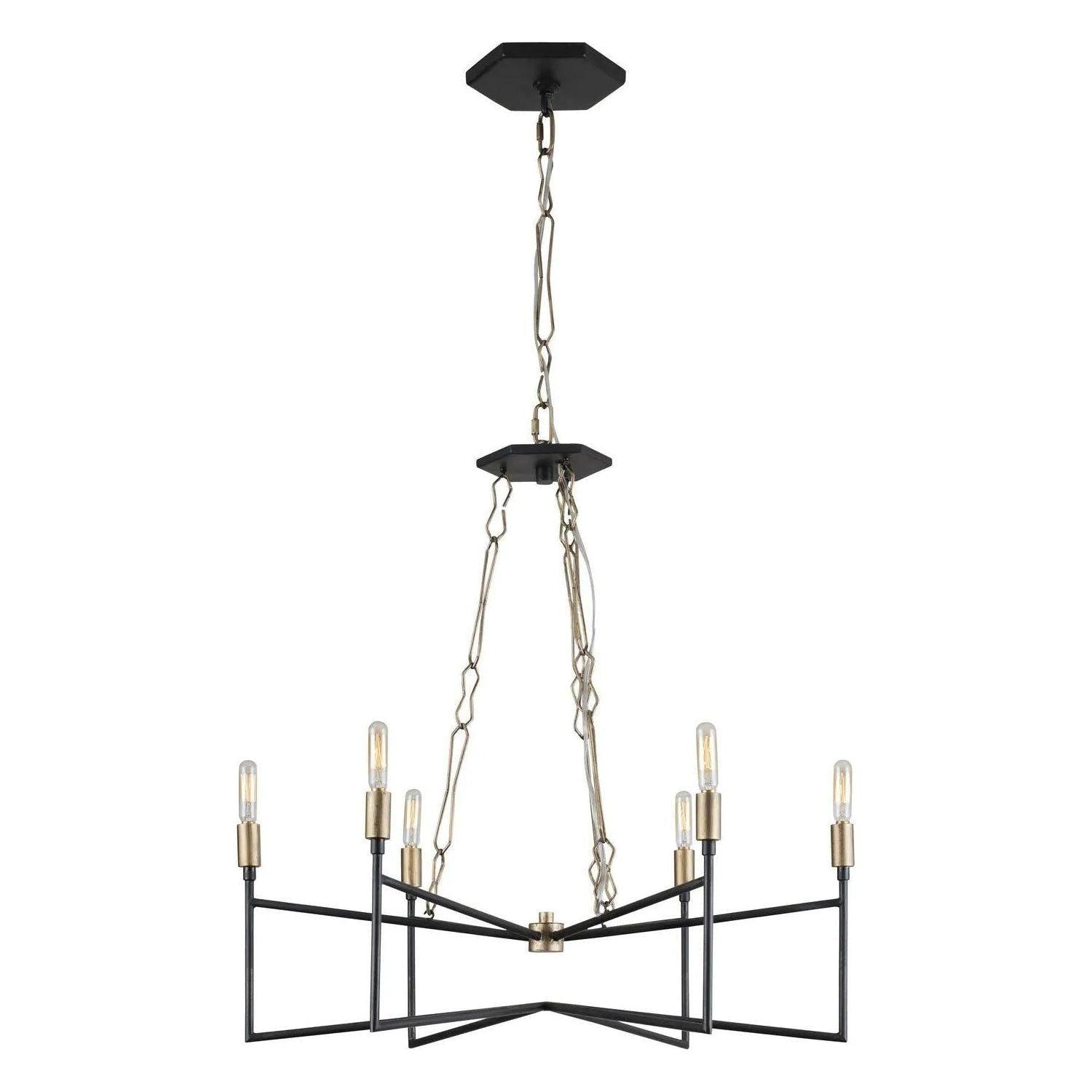 Varaluz - Bodie Chandelier - 314C06HGCB - Canada Light Shop