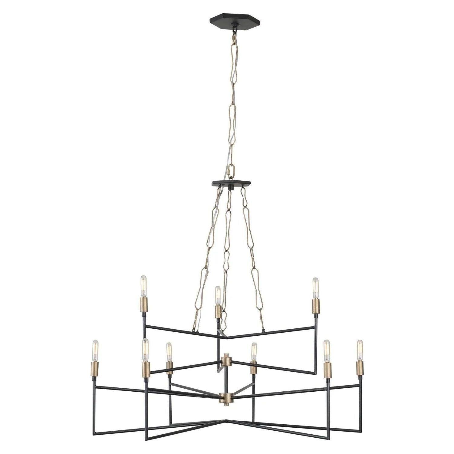 Varaluz - Bodie Chandelier - 314C09HGCB - Canada Light Shop