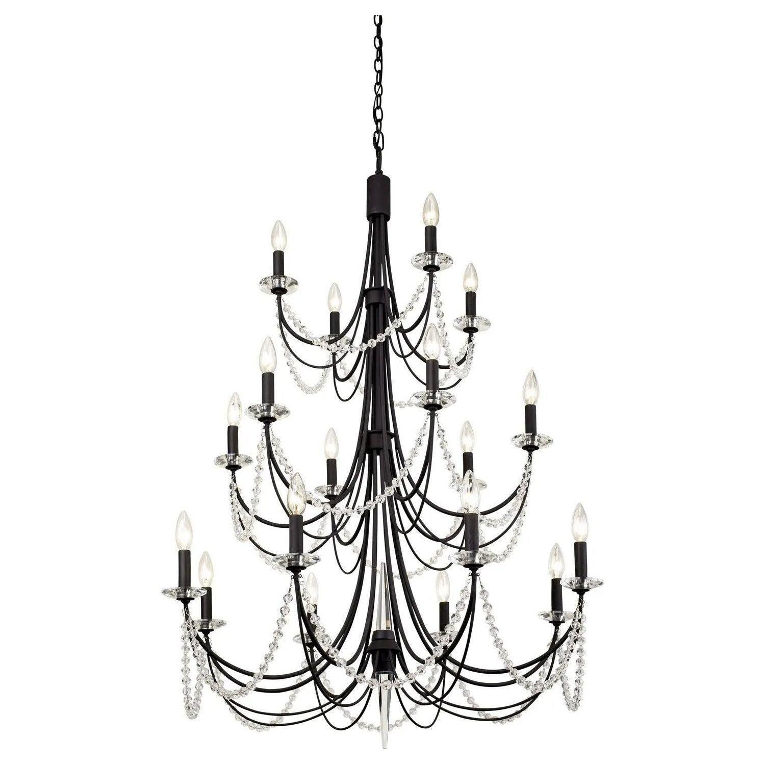 Varaluz - Brentwood 3-Tier Chandelier - 350C18CB - Canada Light Shop