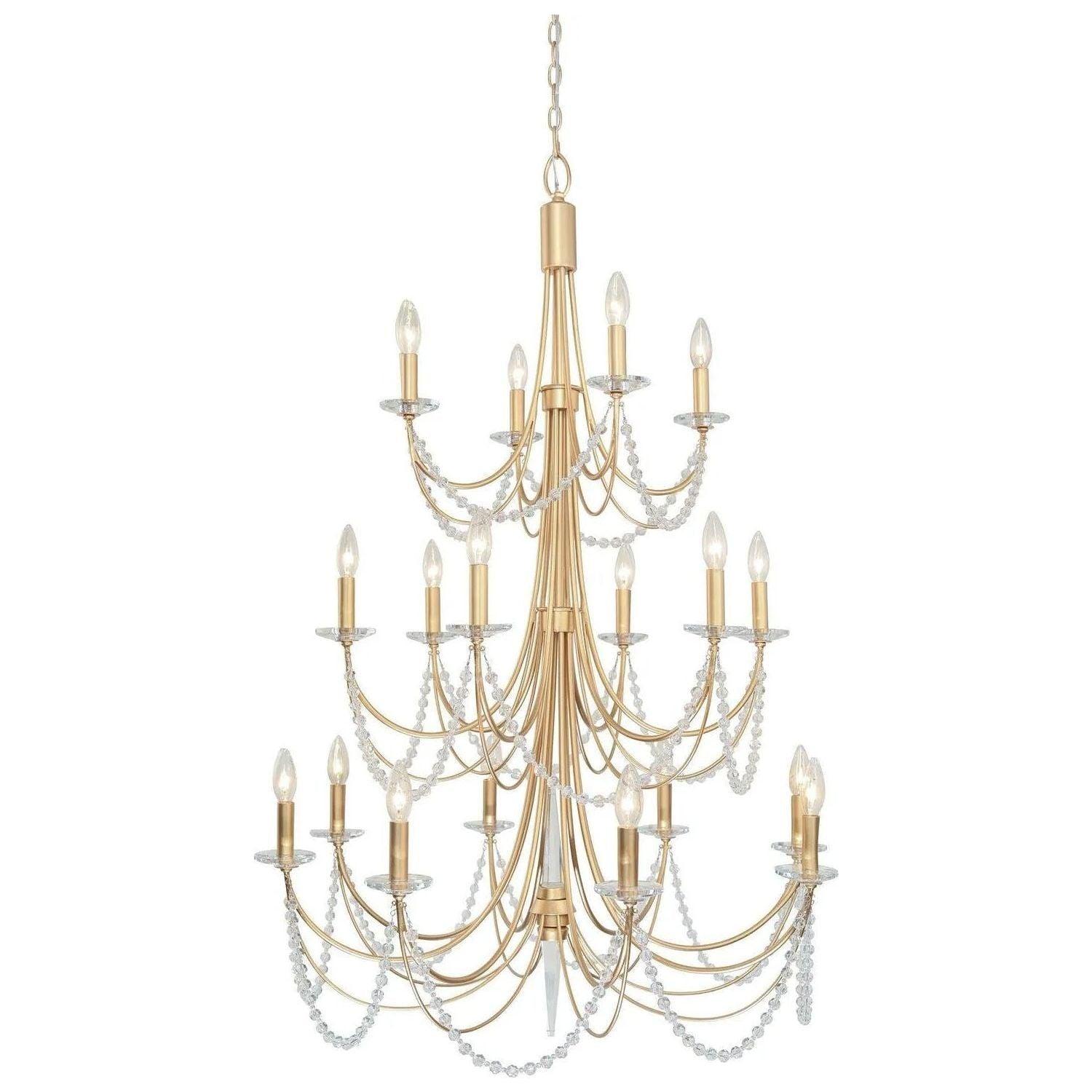 Varaluz - Brentwood 3-Tier Chandelier - 350C18FG - Canada Light Shop