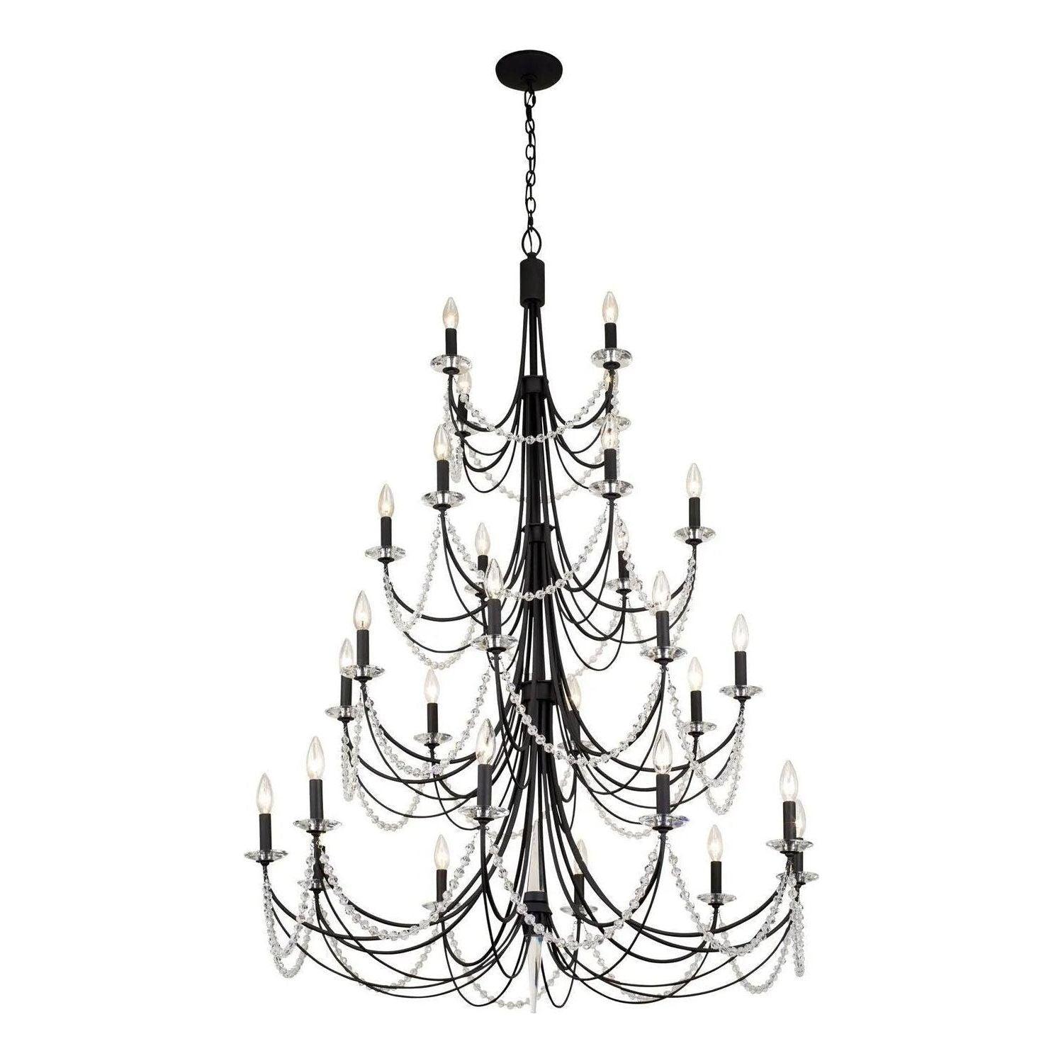 Varaluz - Brentwood 4-Tier Chandelier - 350C28CB - Canada Light Shop