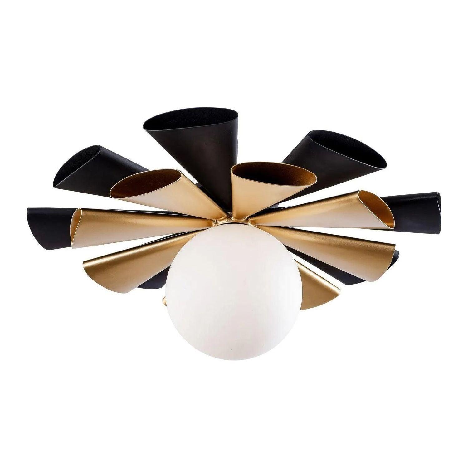 Varaluz - Daphne Convertible Flush Mount/Wall Sconce - 372S01LMBFG - Canada Light Shop