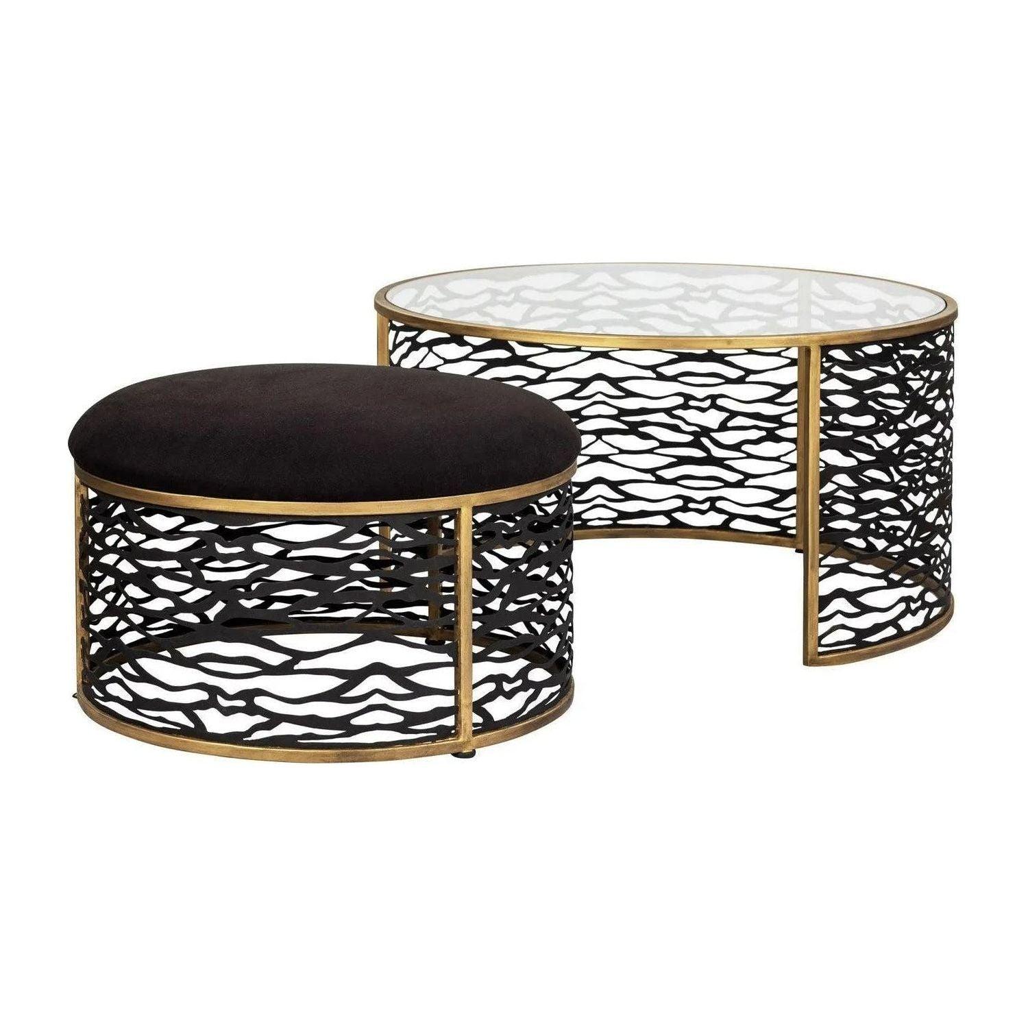 Varaluz - Kato Coffee Table and Ottoman - 348TC32NHGCB - Canada Light Shop