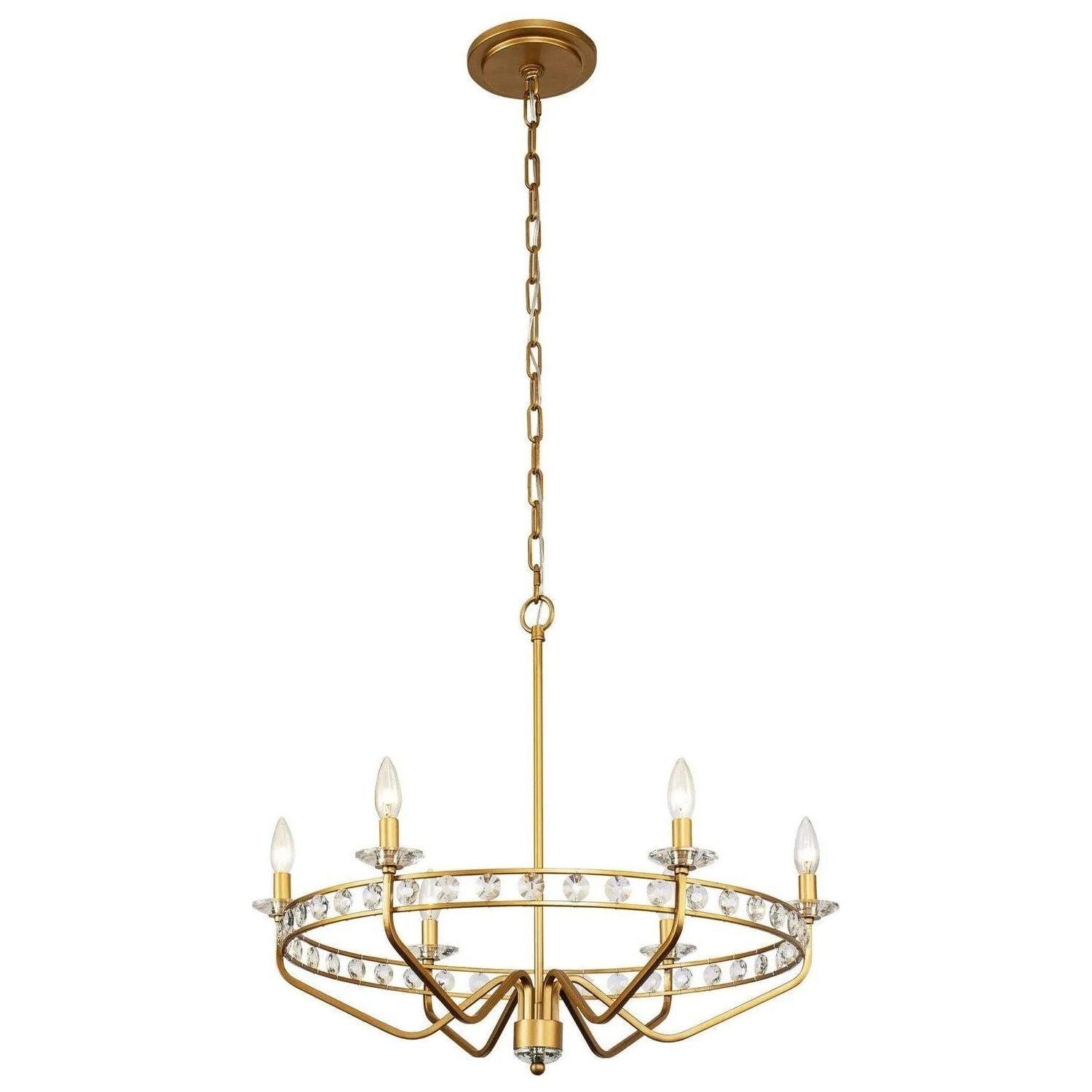 Visual Comfort Studio Collection - Monroe Chandelier - 363C06AG - Canada Light Shop