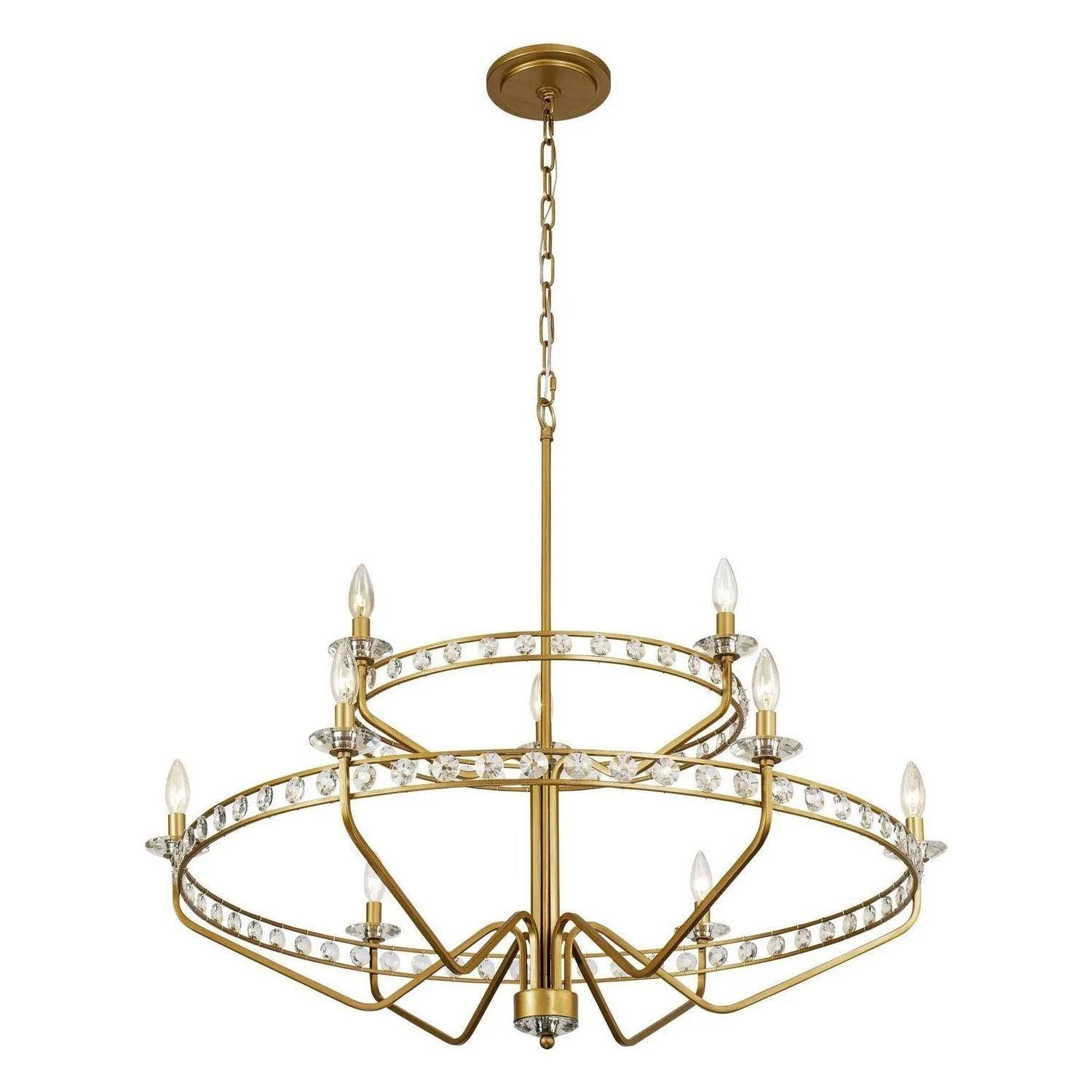 Visual Comfort Studio Collection - Monroe Chandelier - 363C09AG - Canada Light Shop