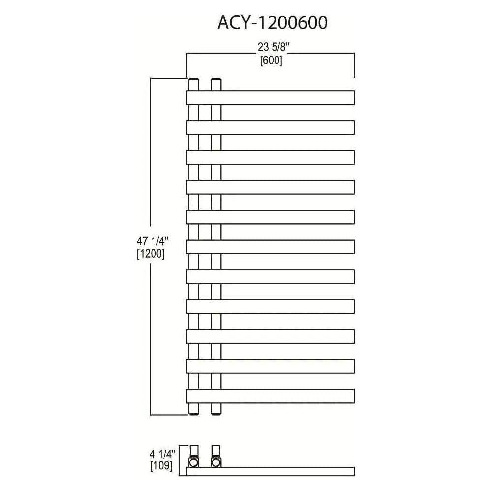 Vernon Towel Warmers - Atlantic City Towel Warmer - ACY-0800600-PC - Canada Light Shop