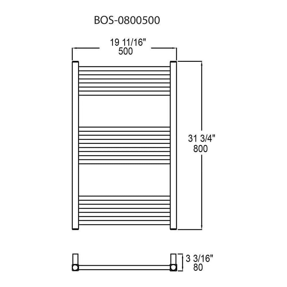Vernon Towel Warmers - Boston Towel Warmer - BOS-0800500-PC - Canada Light Shop