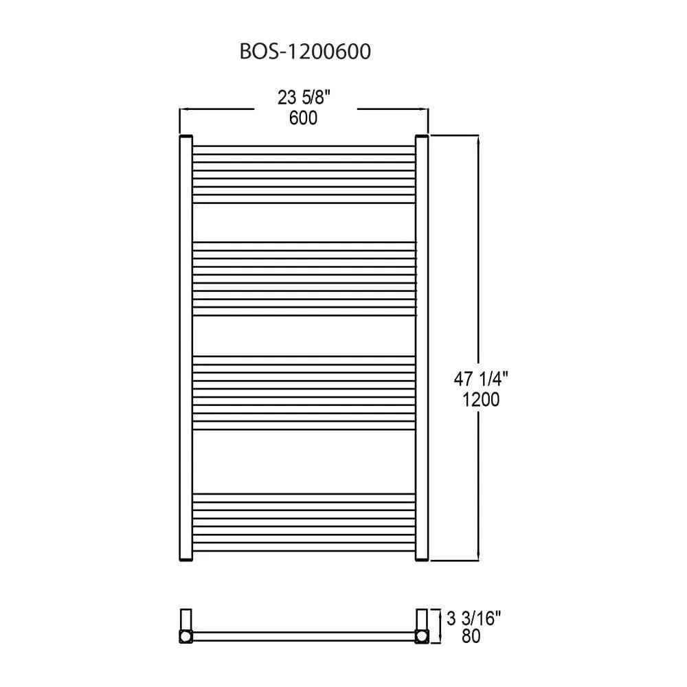 Vernon Towel Warmers - Boston Towel Warmer - BOS-0800500-PC - Canada Light Shop