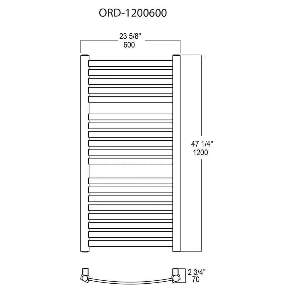 Vernon Towel Warmers - Chicago Towel Warmer - ORD-0800500-PC - Canada Light Shop