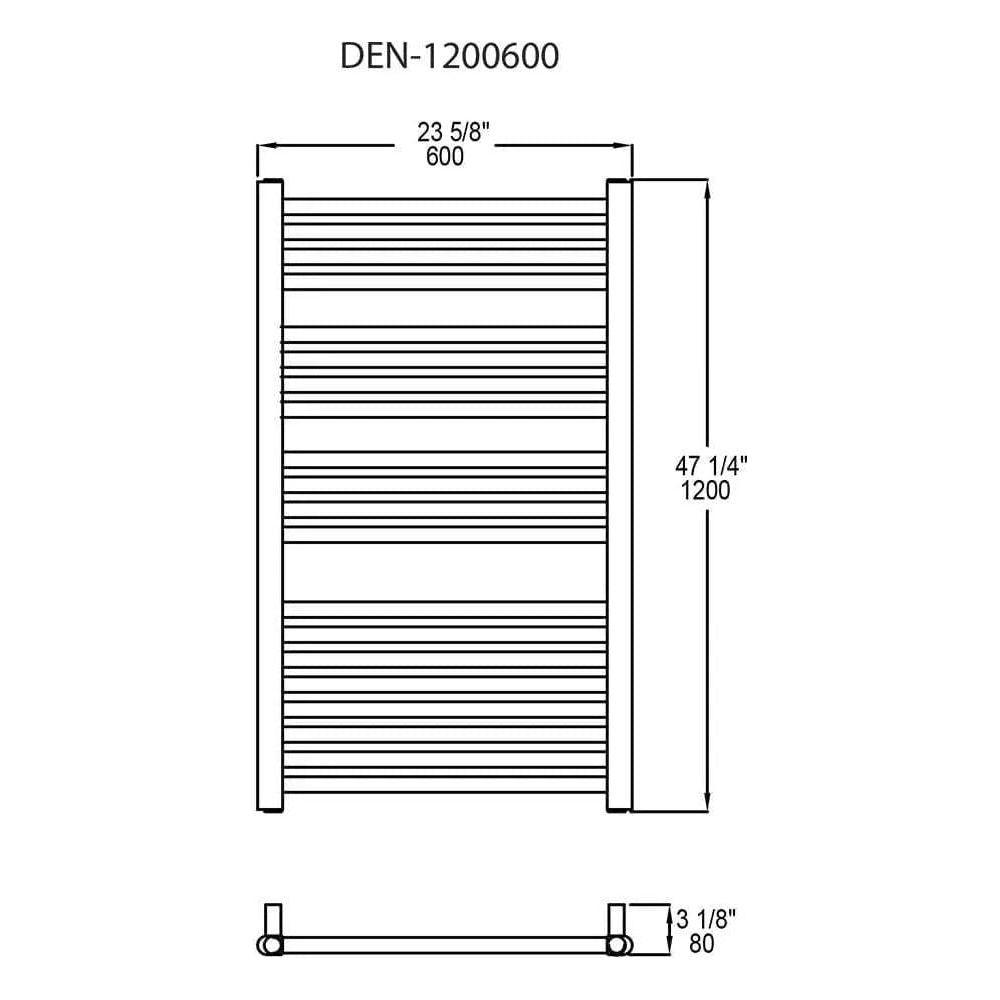 Vernon Towel Warmers - Denver Towel Warmer - DEN-0800600-PC - Canada Light Shop