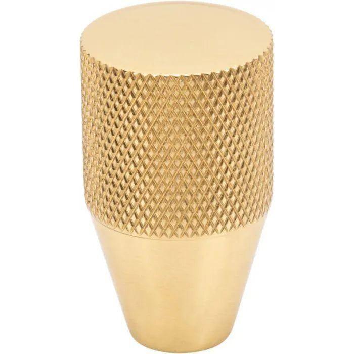Vesta Fine Hardware - Beliza Conical Knurled Knob - V7405PB - Canada Light Shop