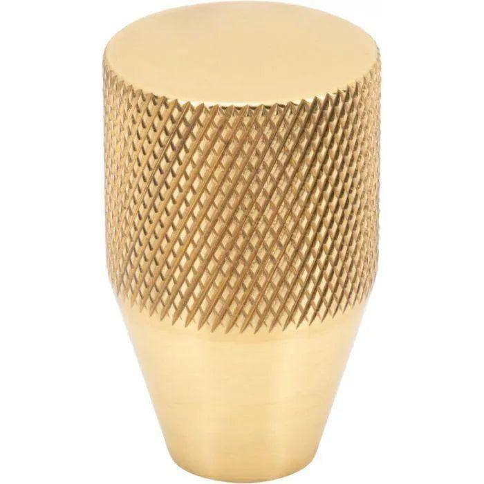 Vesta Fine Hardware - Beliza Conical Knurled Knob - V7406PB - Canada Light Shop