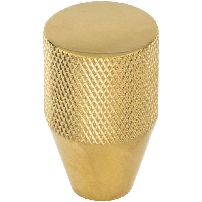 Vesta Fine Hardware - Beliza Conical Knurled Knob - V7406ULB - Canada Light Shop