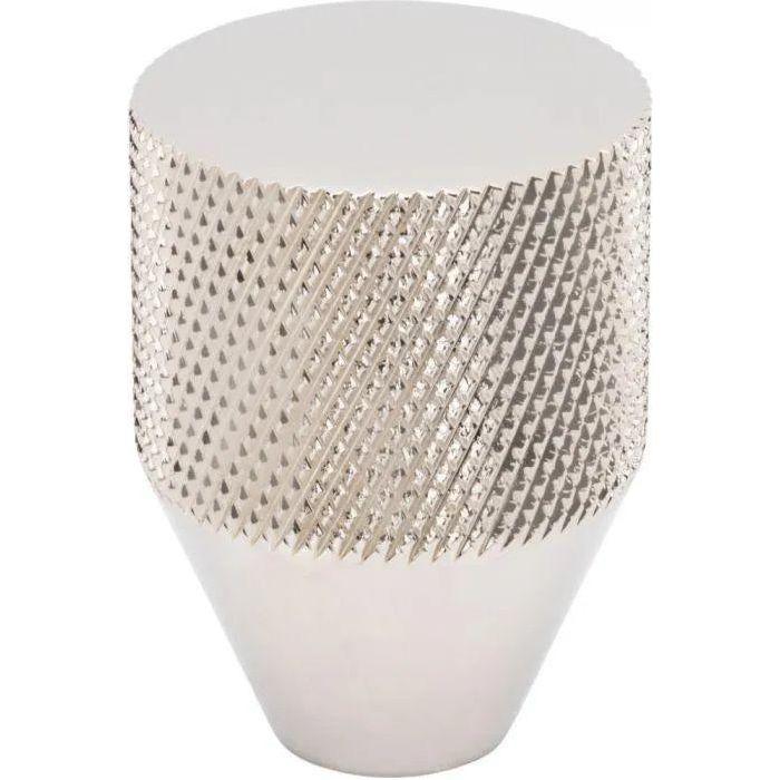 Vesta Fine Hardware - Beliza Conical Knurled Knob - V7407PN - Canada Light Shop