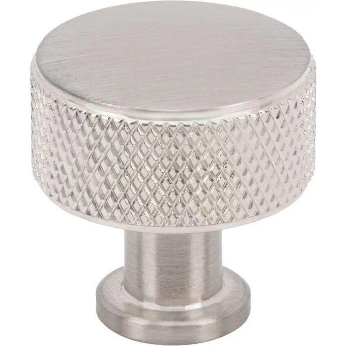 Vesta Fine Hardware - Beliza Cylinder Knurled Knob - V7400BSN - Canada Light Shop