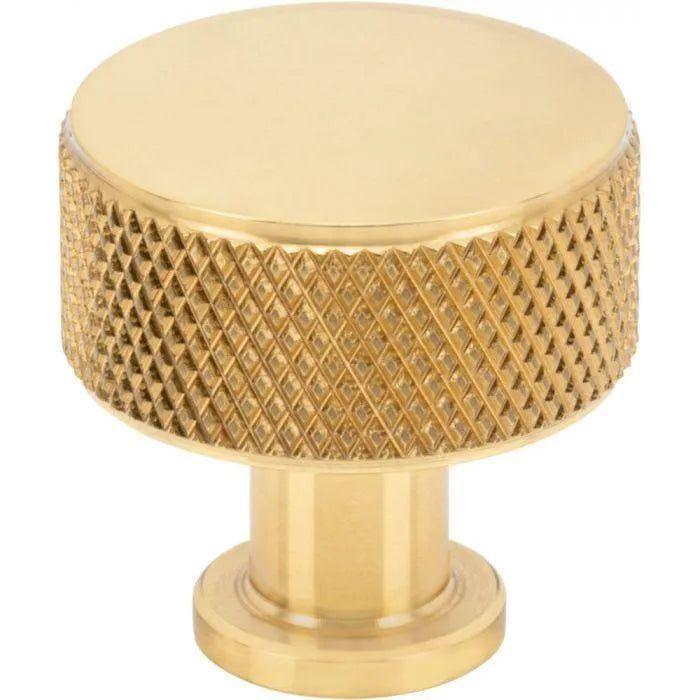 Vesta Fine Hardware - Beliza Cylinder Knurled Knob - V7400PB - Canada Light Shop