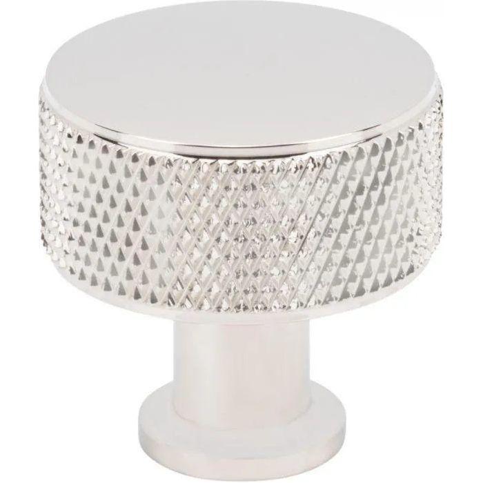Vesta Fine Hardware - Beliza Cylinder Knurled Knob - V7401PN - Canada Light Shop