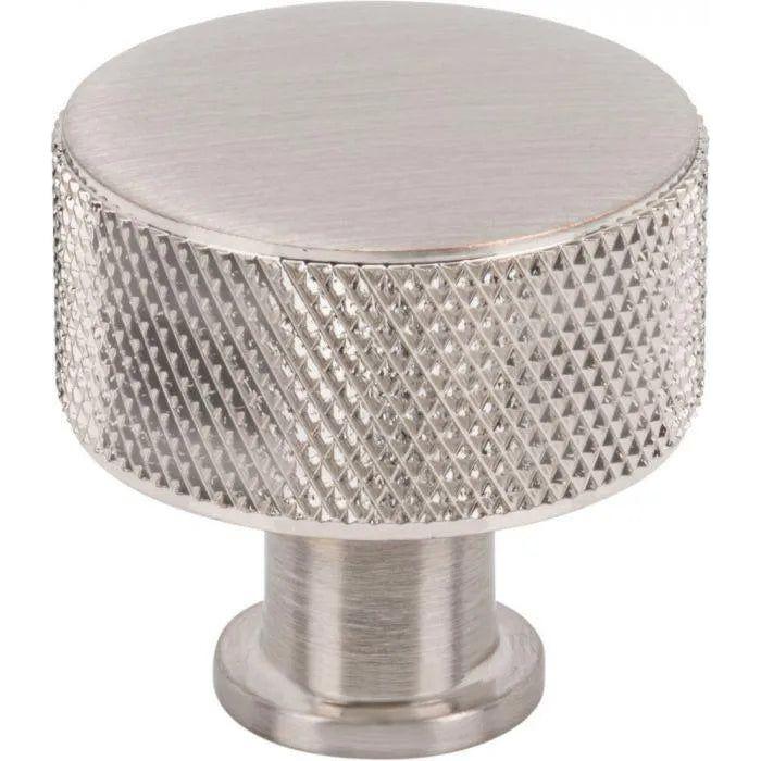 Vesta Fine Hardware - Beliza Cylinder Knurled Knob - V7402BSN - Canada Light Shop
