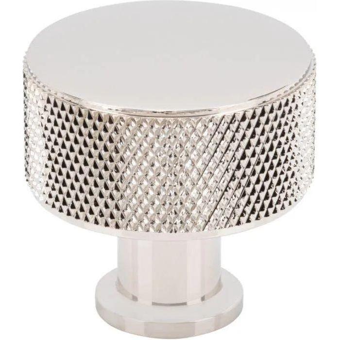 Vesta Fine Hardware - Beliza Cylinder Knurled Knob - V7402PN - Canada Light Shop