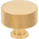 Vesta Fine Hardware - Beliza Cylinder Knurled Knob - V7403PB - Canada Light Shop