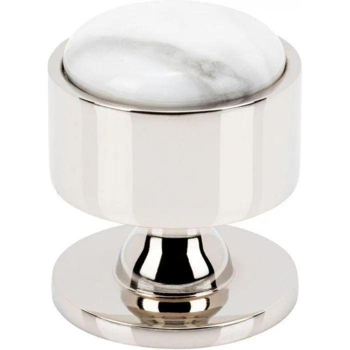 Vesta Fine Hardware - Firesky Carrara White Knob - V7553PN - Canada Light Shop