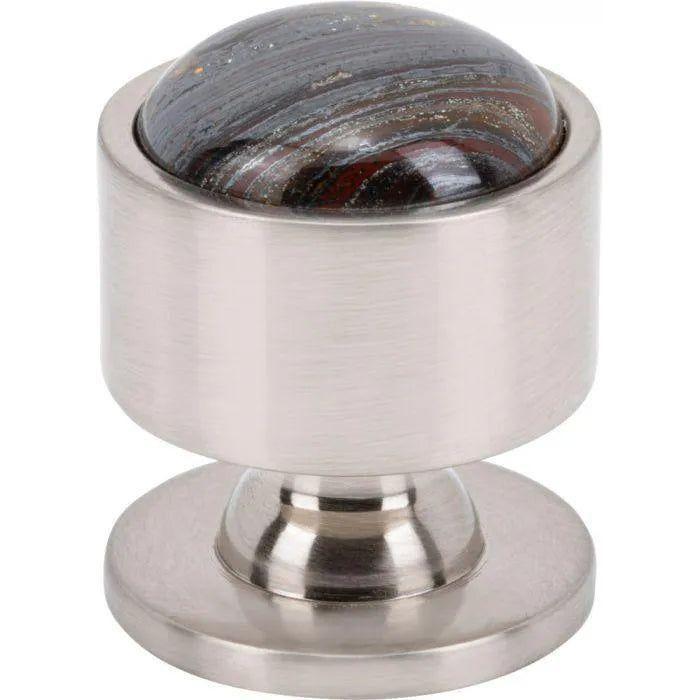 Vesta Fine Hardware - Firesky Iron Tiger Eye Knob - V7561BSN - Canada Light Shop