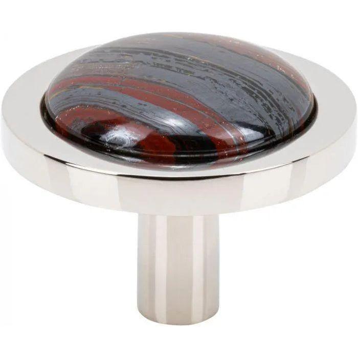 Vesta Fine Hardware - Firesky Iron Tiger Eye Knob - V7581PN - Canada Light Shop