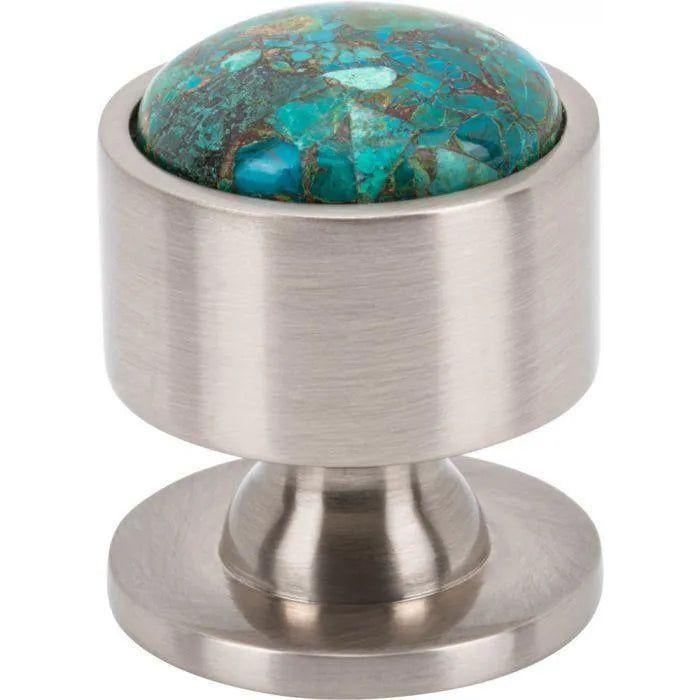 Vesta Fine Hardware - Firesky Mohave Blue Knob - V7565BSN - Canada Light Shop