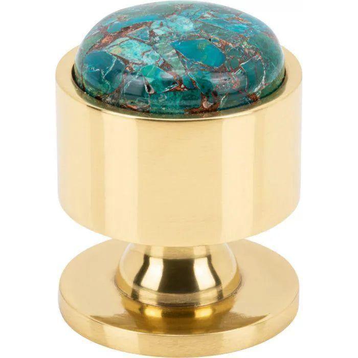 Vesta Fine Hardware - Firesky Mohave Blue Knob - V7565PB - Canada Light Shop