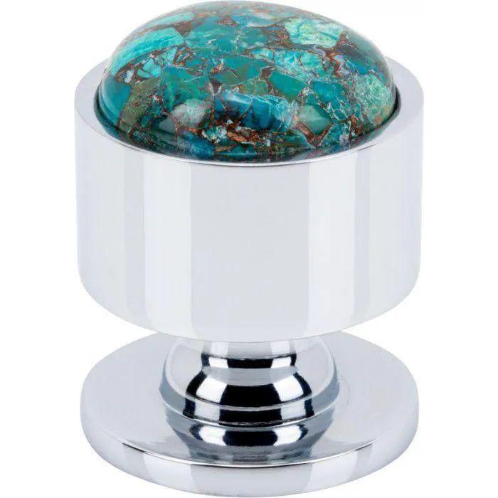 Vesta Fine Hardware - Firesky Mohave Blue Knob - V7565PC - Canada Light Shop