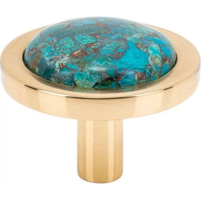 Vesta Fine Hardware - Firesky Mohave Blue Knob - V7585PB - Canada Light Shop