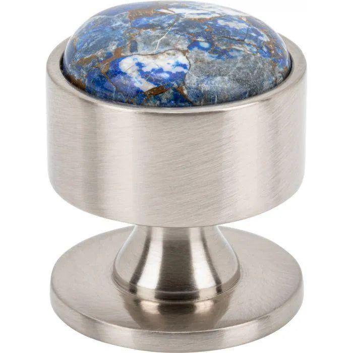 Vesta Fine Hardware - Firesky Mohave Lapis Knob - V7550BSN - Canada Light Shop