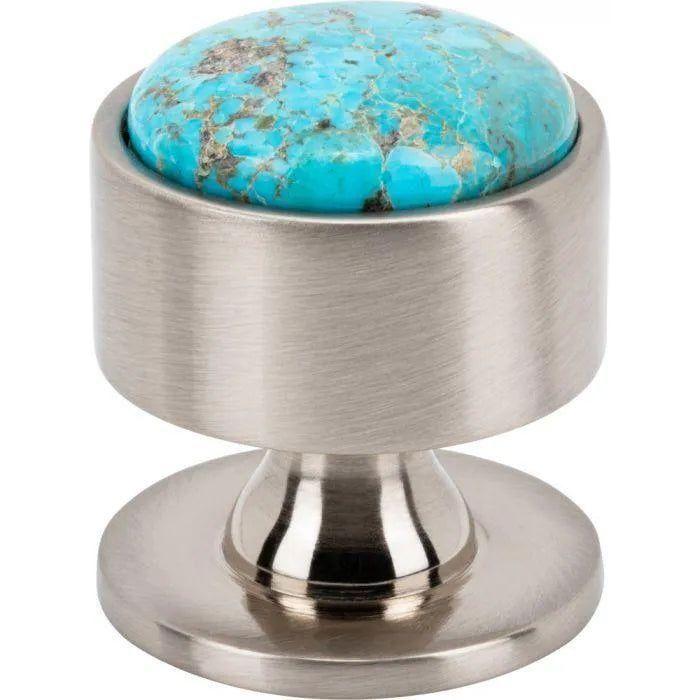 Vesta Fine Hardware - Firesky Mohave Turquoise Knob - V7554BSN - Canada Light Shop