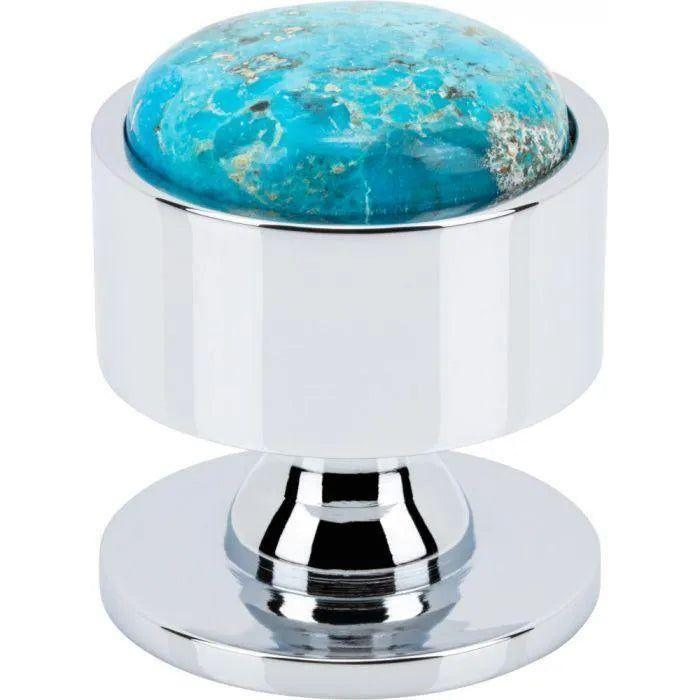 Vesta Fine Hardware - Firesky Mohave Turquoise Knob - V7554PC - Canada Light Shop