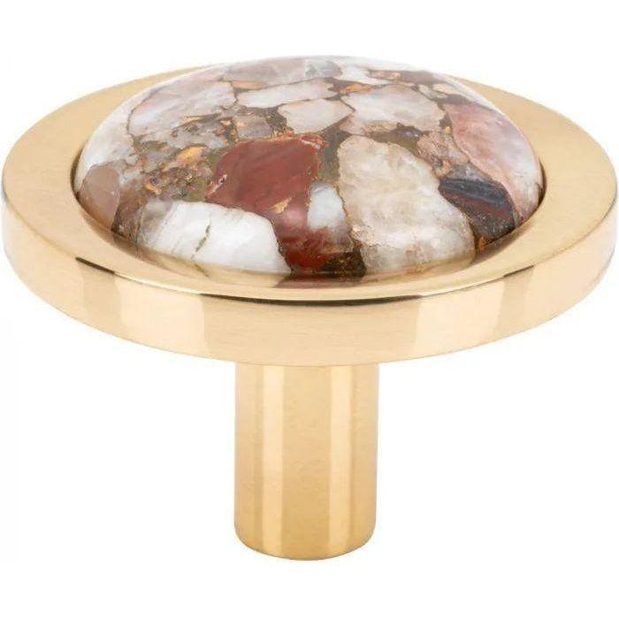 Vesta Fine Hardware - Firesky Mohave Yellow Knob - V7582PB - Canada Light Shop